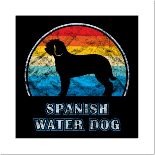 Spanish Water Dog Vintage Design Posters and Art